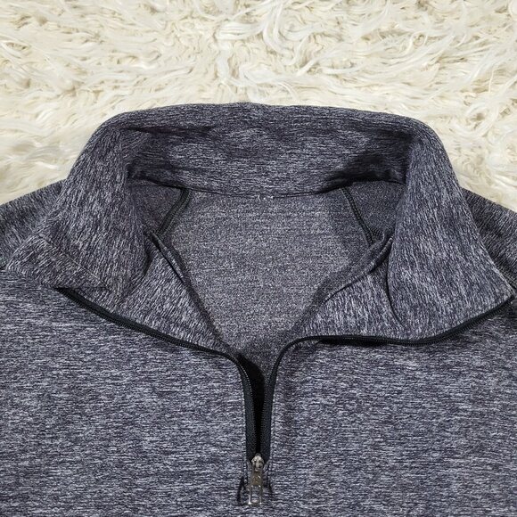 Lululemon Mens Gray 1/4 Zip Pullover Sweatshirt Size Small - Picture 6 of 15